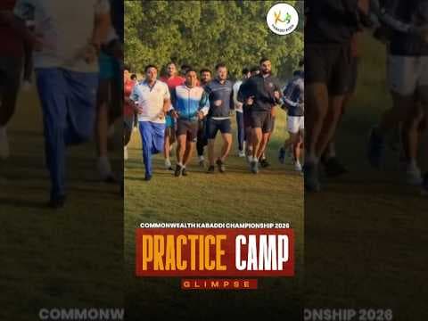 Practice Camp of Commonwealth Kabaddi Championship