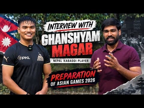 Ghanshyam Magar Exclusive Interview 🇳🇵 | Nepal Kabaddi Captain on Asian Games 2026 | KabaddiAdda