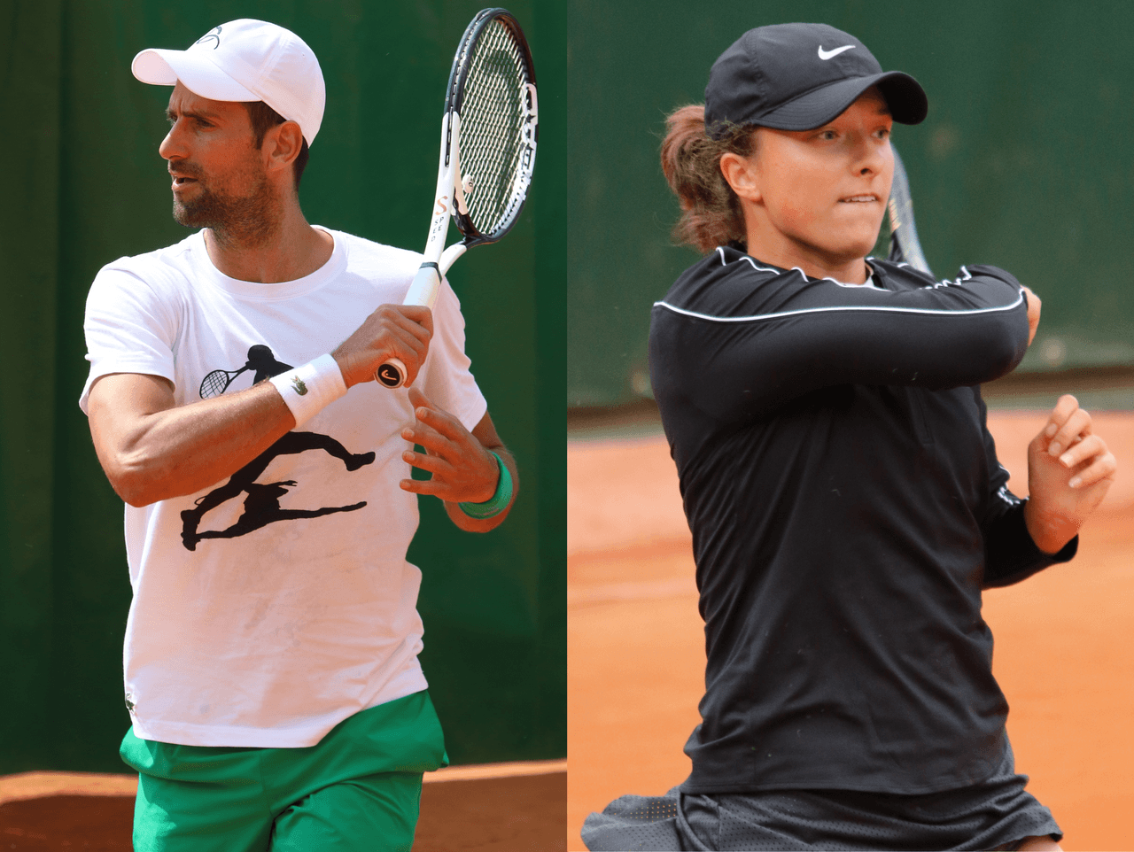 2023 FCO winners Djokovic and Swiatek