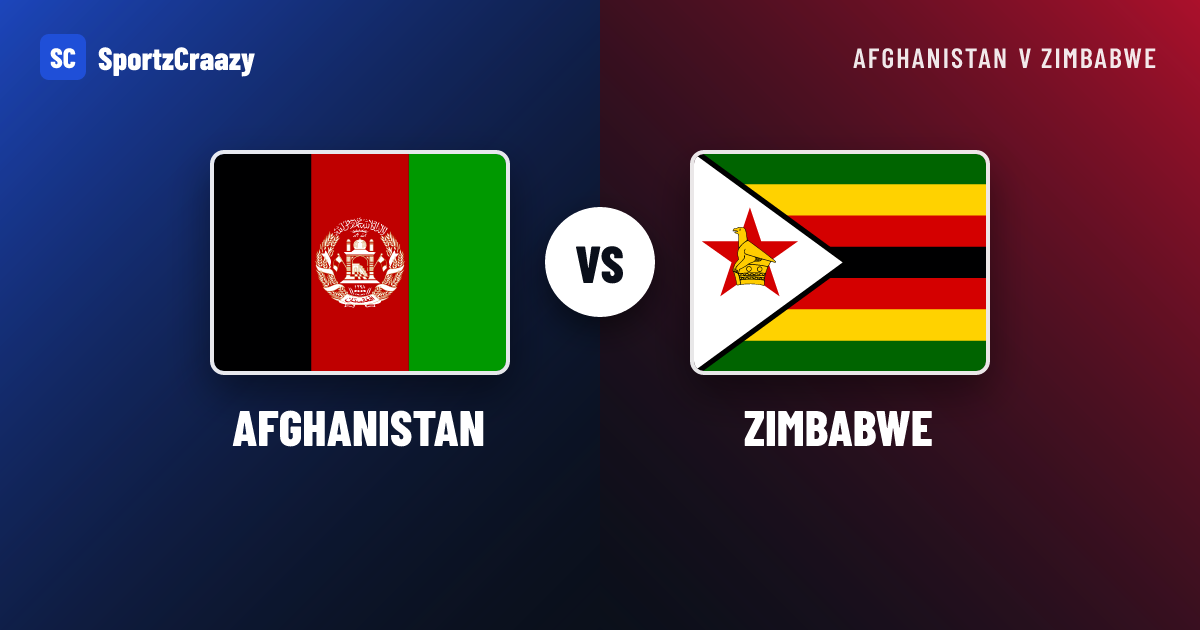 Afghanistan vs Zimbabwe – 2nd T20I at Sharjah