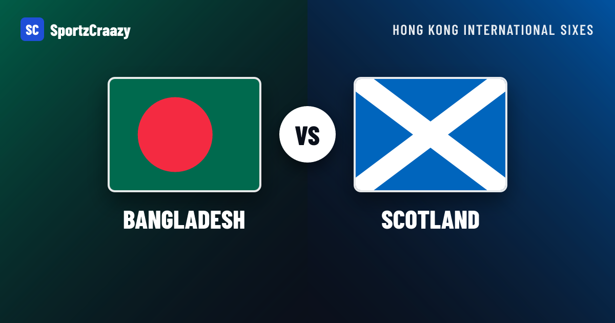 Bangladesh vs Scotland in Hong Kong International Sixes