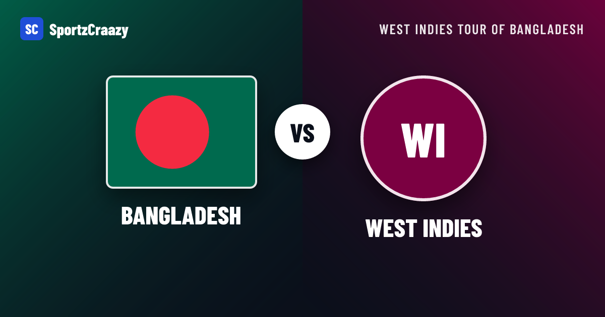 Bangladesh vs West Indies: 1st Test at Dhaka