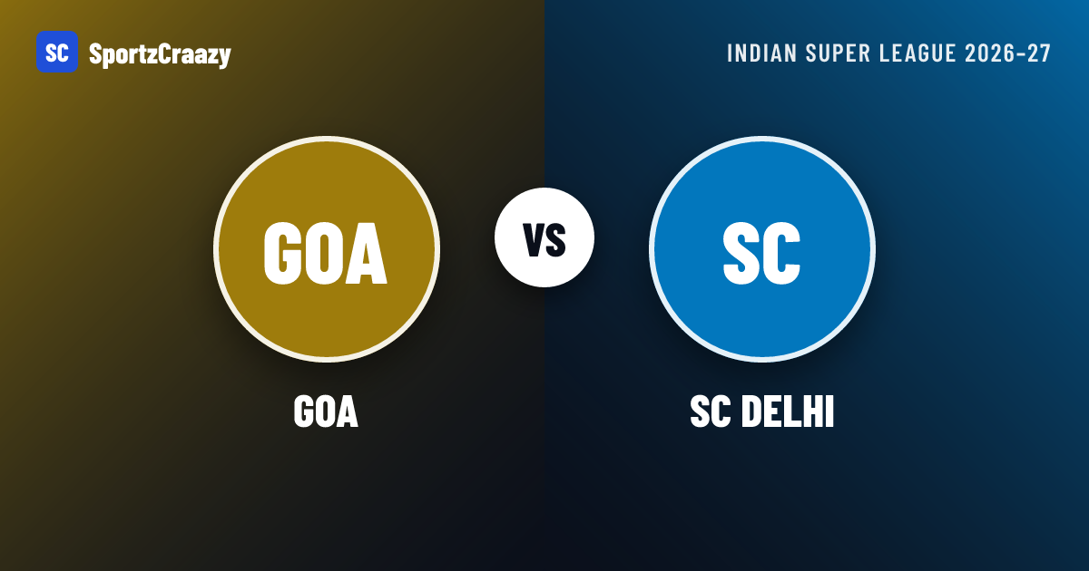 Goa and SC Delhi draw 1-1 in ISL clash