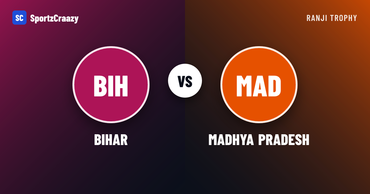 Madhya Pradesh beat Bihar by innings and 174 runs at Holkar Stadium