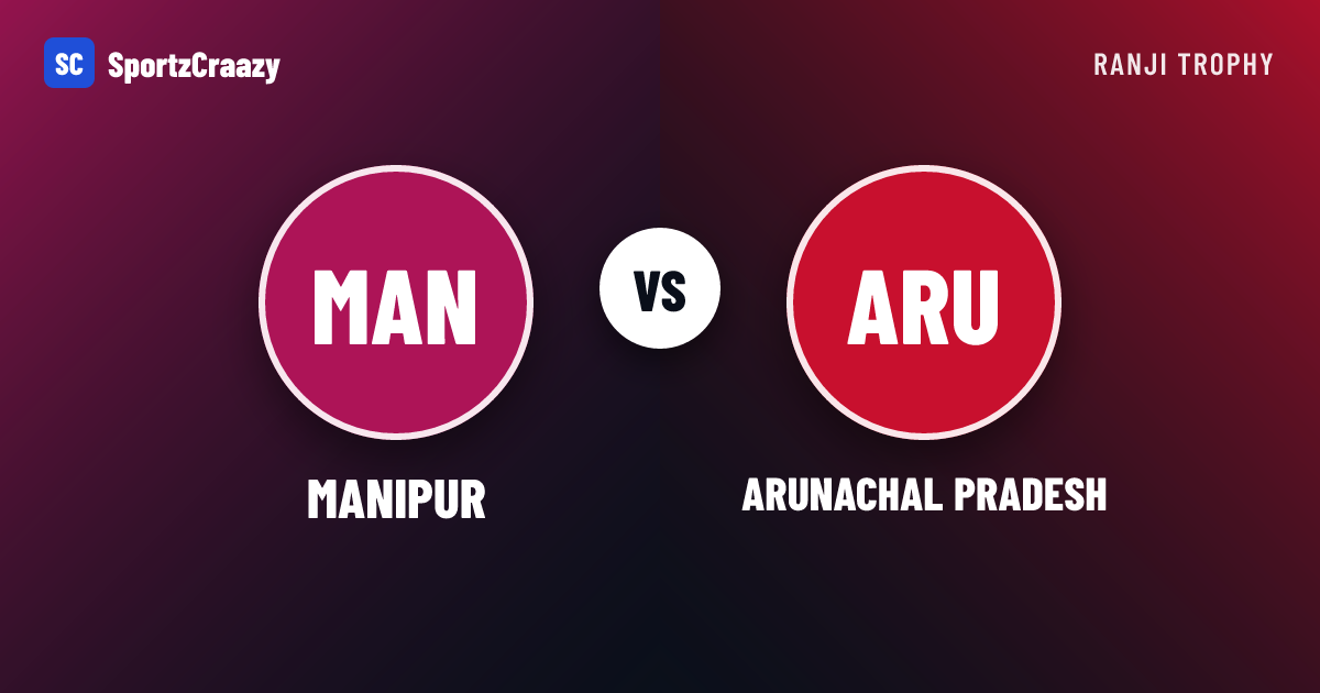 Manipur beat Arunachal Pradesh by 4 wickets in Ranji Trophy