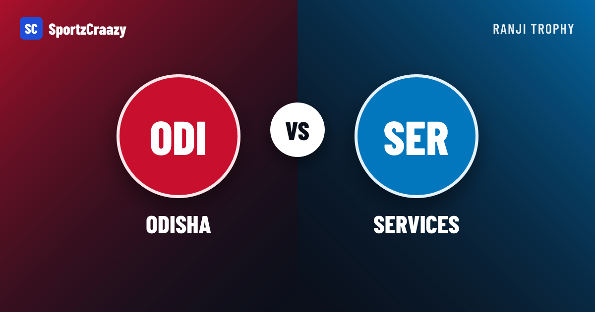 Odisha v Services: Match drawn