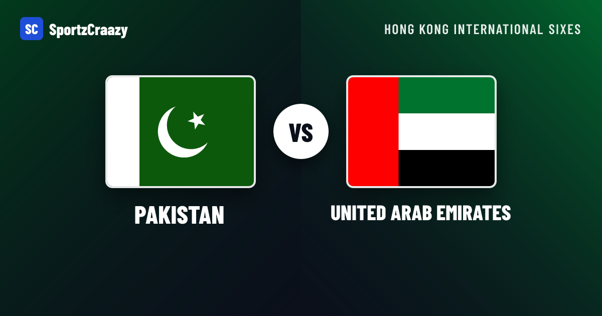 Pakistan vs United Arab Emirates at Hong Kong International Sixes