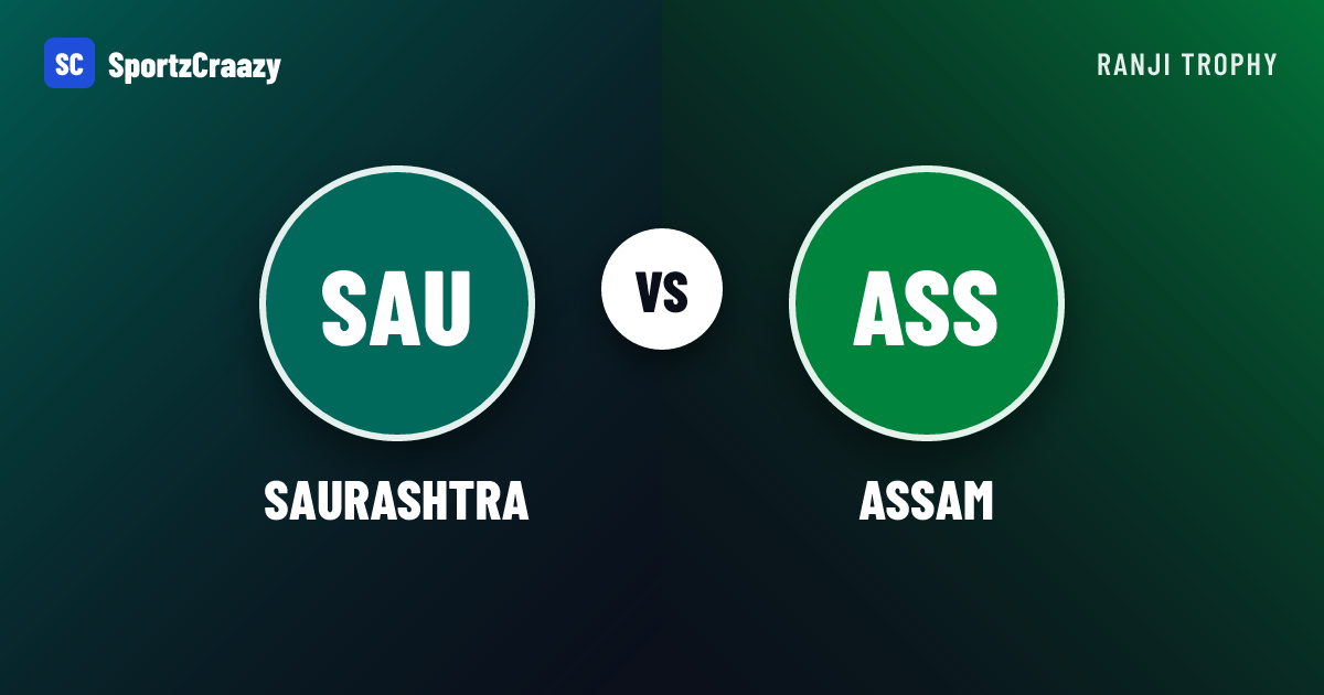 Saurashtra beat Assam by an innings and 12 runs at Rajkot