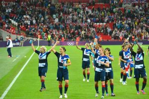 England women's football Team in olympics