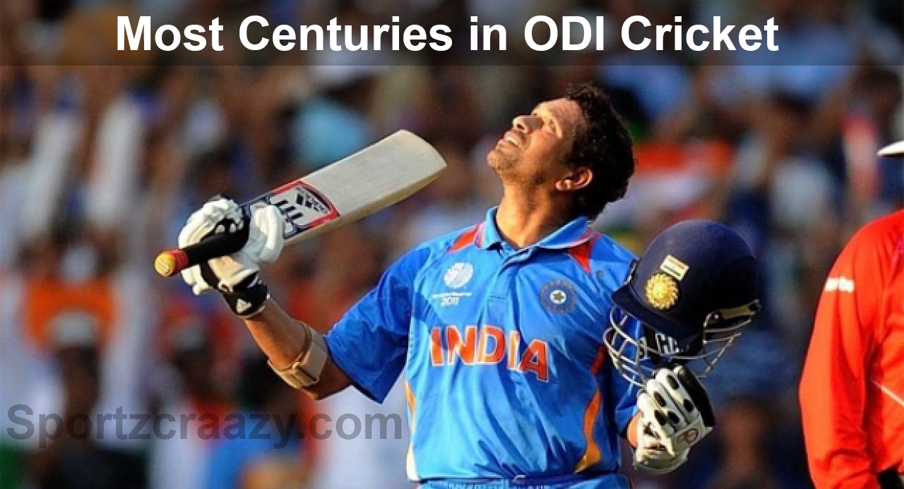 Most Centuries in ODI Cricket
