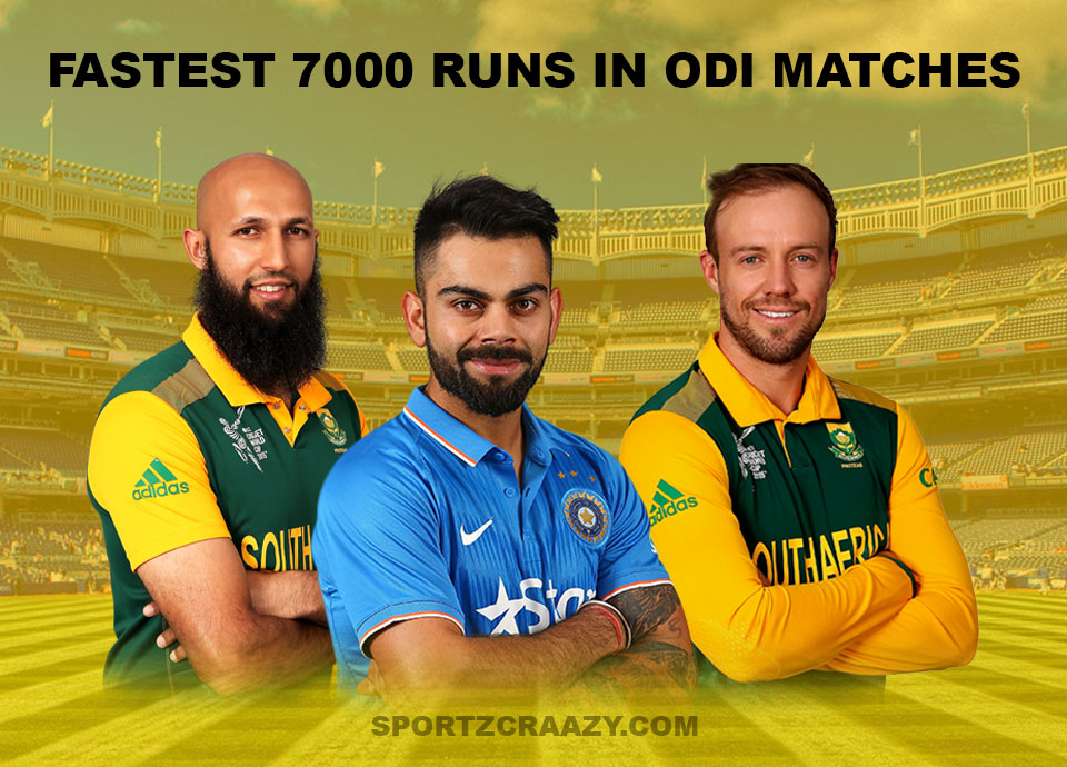 Fastest 7000 runs in ODI