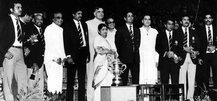 1983 world cup Celebrations