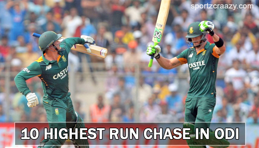 highest Run Chase in ODI