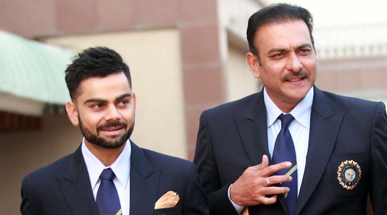 ravi shastri and kohli