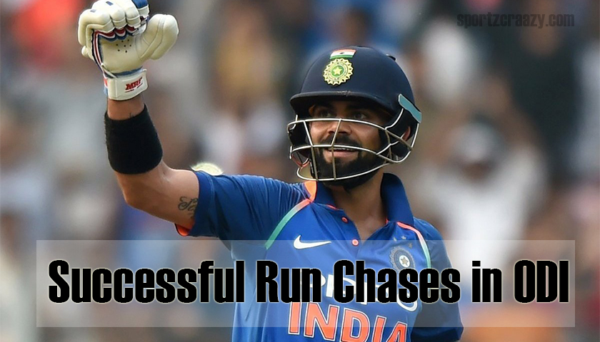 Successful Run Chases in ODI Cricket