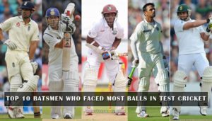 top 10 batsmen who faced most balls in test cricket