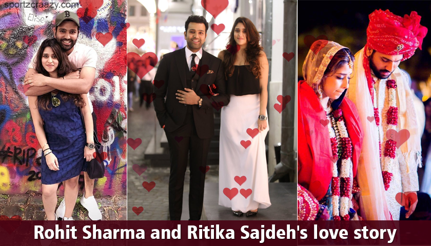 Rohit Sharma and Ritika Sajdeh's Love Story