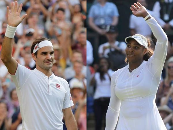 Serena Williams and Roger Federer Pictures