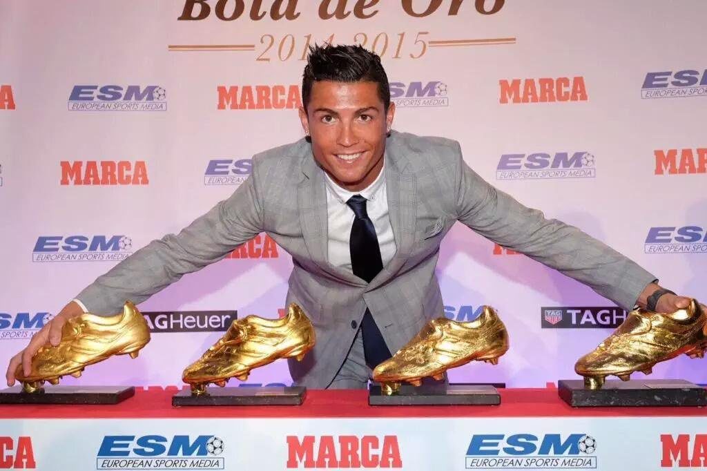 cristiano ronaldo Golden Boot award