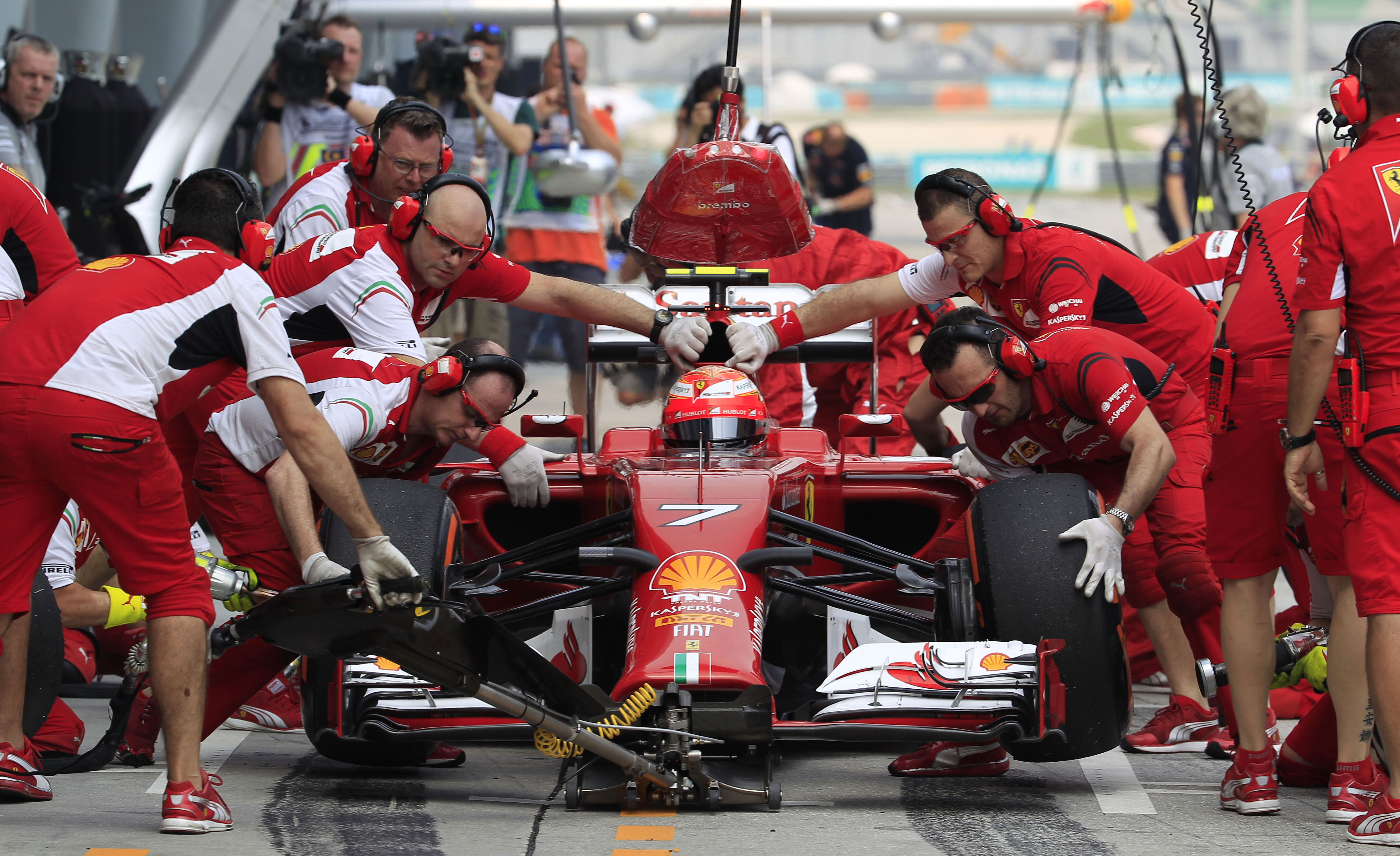 formula one pit stops