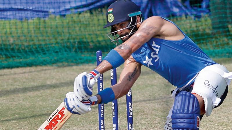 kohli in practice match