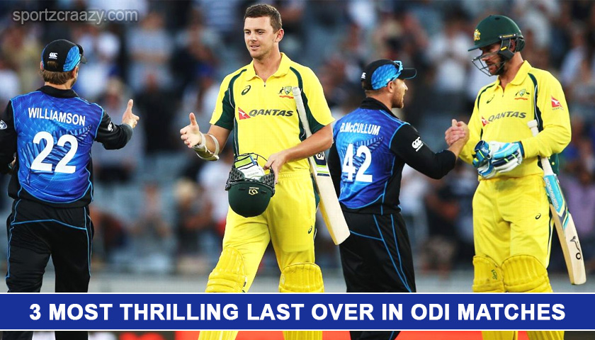 3 Most Thrilling Last Over in ODI Matches