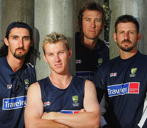 Brett Lee and McGrath