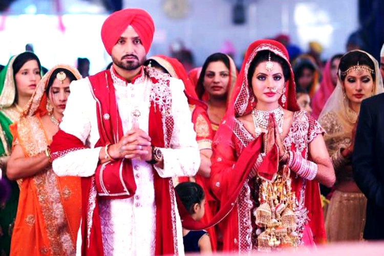 Harbhajan Singh and Geeta Basra