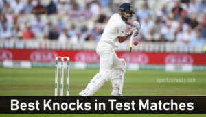 Best Knocks in Test Matches