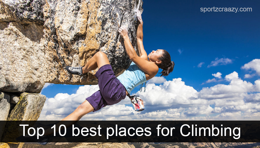 Top 10 best places for Climbing