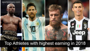 Top 10 Athletes with Highest Earning in 2018
