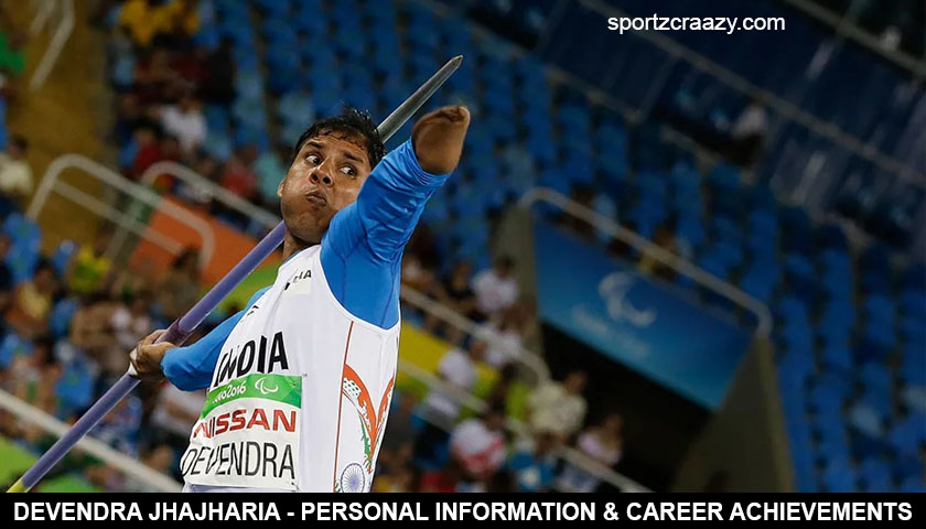 Devendra Jhajharia - Personal Information & Career Achievements