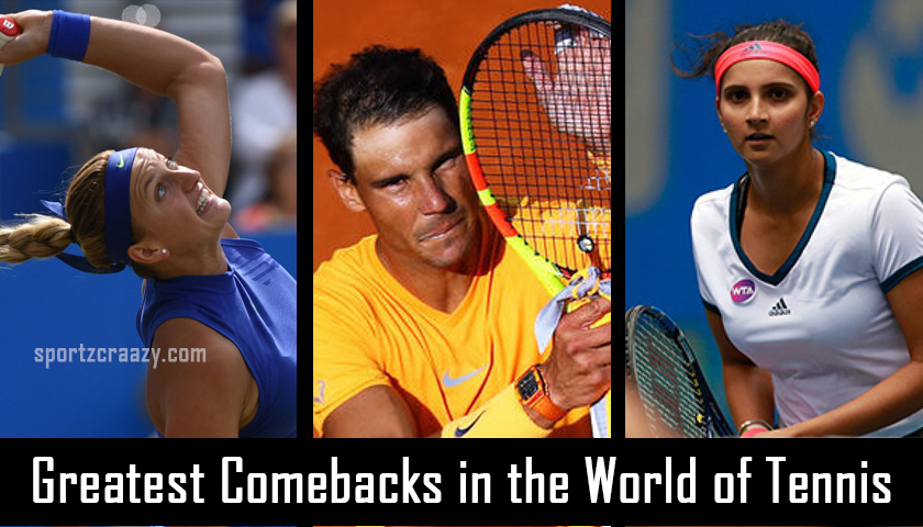 Greatest Comebacks in the Tennis