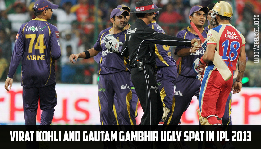 Virat Kohli and Gautam Gambhir