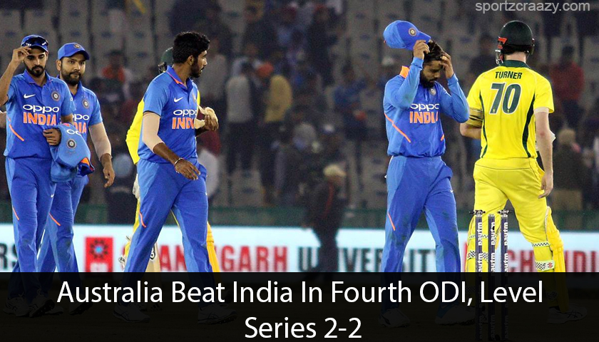 Australia Beat India In Fourth ODI, Level