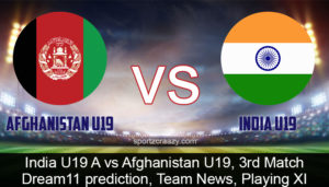 India U19 A vs Afghanistan U19