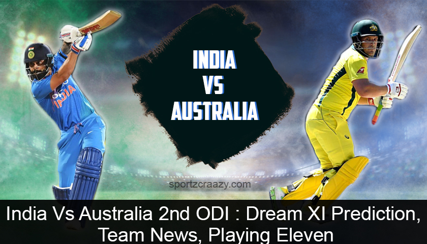 India Vs Australia 2nd ODI Prediction