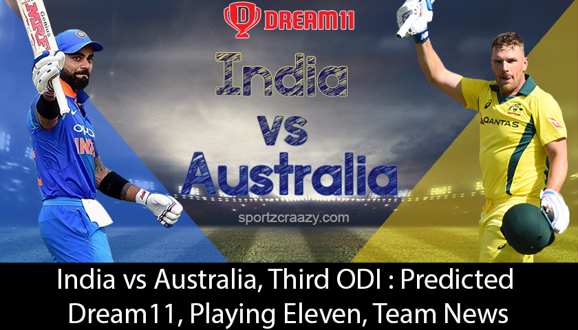 India vs Australia 3rd ODI Prediction