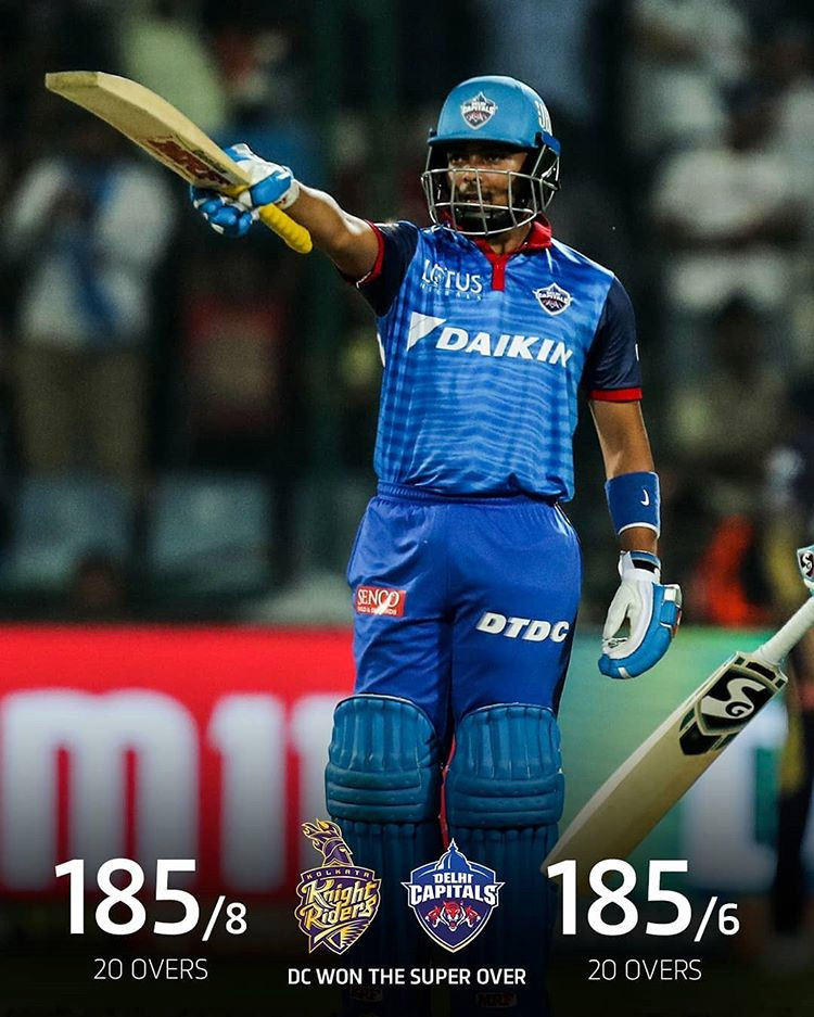 Prithvi Shaw Man of the Match