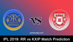 RR VS KXIP MATCH PREDICTION