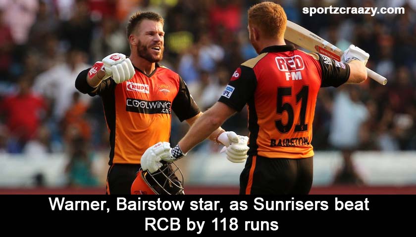 rcb vs srh match summary