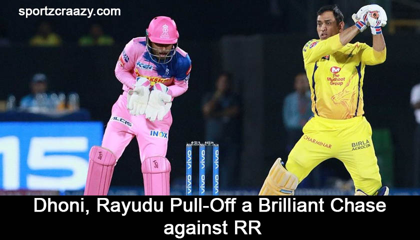 Dhoni, Rayudu Pull-Off a Brilliant Chase