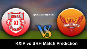 KXIP VS SRH MATCH PREDICTION