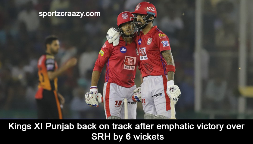KXIP vs SRH Match Summary