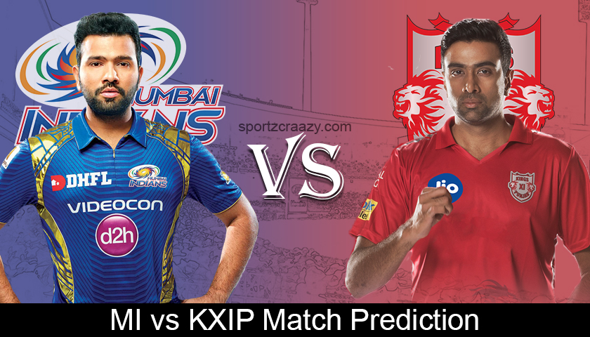 MI VS KXIP Match Prediction
