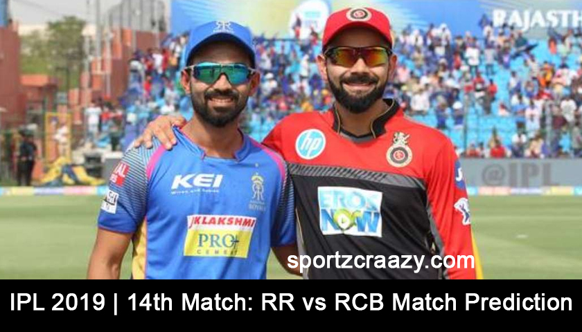 RR VS RCB MATCH PREDICTION