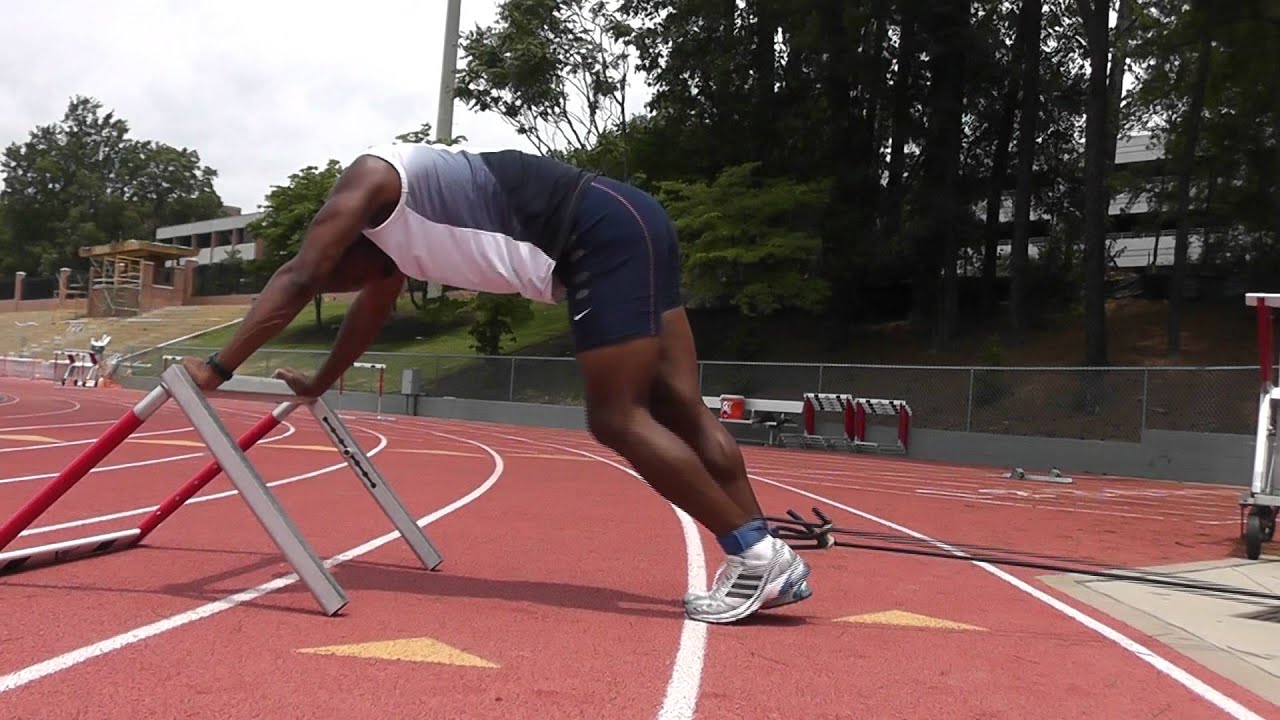 Leg hurdle jumps