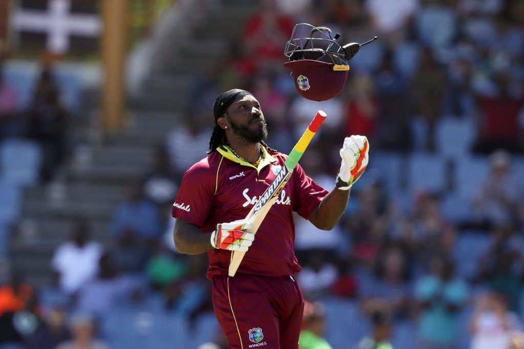 Chris Gayle Most Sixes in T20I