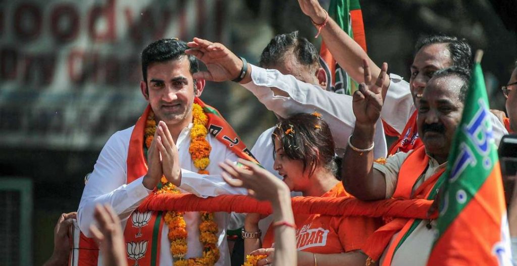 gautam gambhir win election