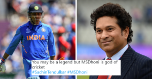 MS Dhoni fans criticize sachin